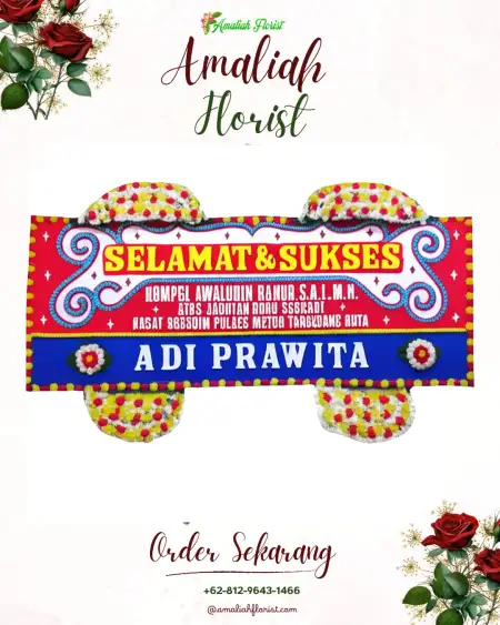 Papan Bunga Ucapan Selamat Bendomungal